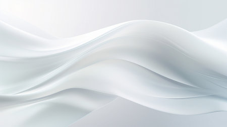 Soft wavy shape, gray and white abstract backgroundの素材