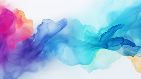 Bright liquid ink in water, abstract backgroundの素材