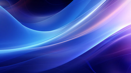 Blue dynamic waves, abstract dark backgroundの素材