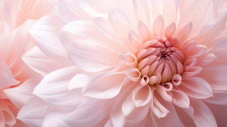 Close-up of a delicate pink dahliaの素材