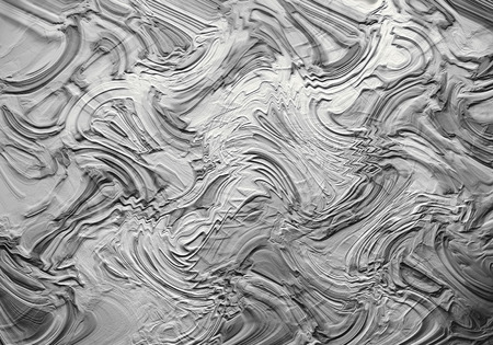 Abstract relief pattern zigzag shape in gray shadesの写真素材