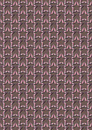 Silver with red stripe stars on a beige seamless halftone background