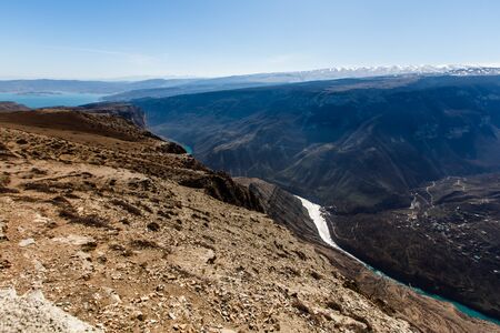 Sulak canyon. Chirkeyskaya HPP.Nature Of The Caucasus. Dagestan, Russia.の写真素材