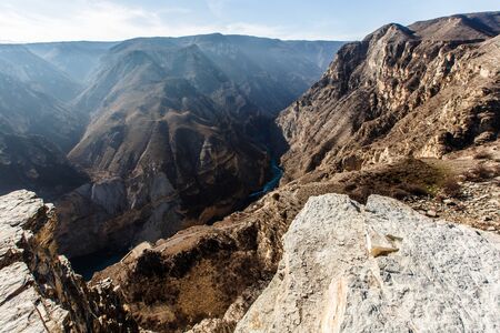 Sulak canyon. Chirkeyskaya HPP. Nature Of The Caucasus. Dagestan, Russia.