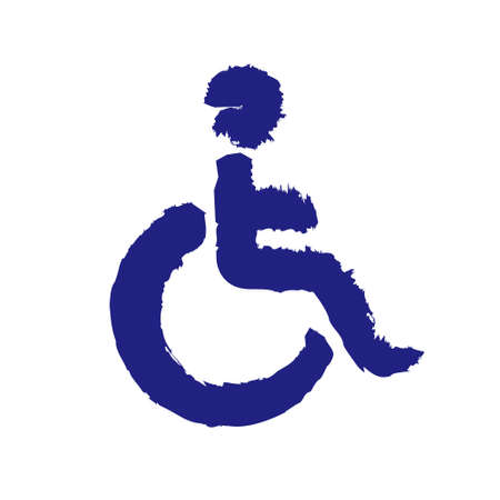 Disabled.Vector icon for people with disabilitiesのイラスト素材