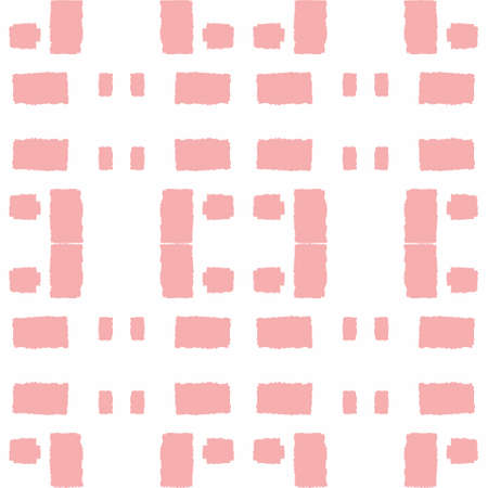 Pink rectangles in the form of tile seamless patternのイラスト素材