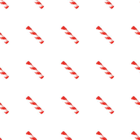 seamless pattern with striped candy sticksの写真素材
