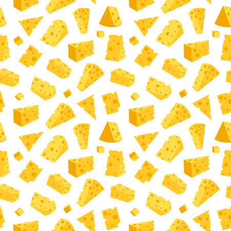 Cheese seamless patternの写真素材