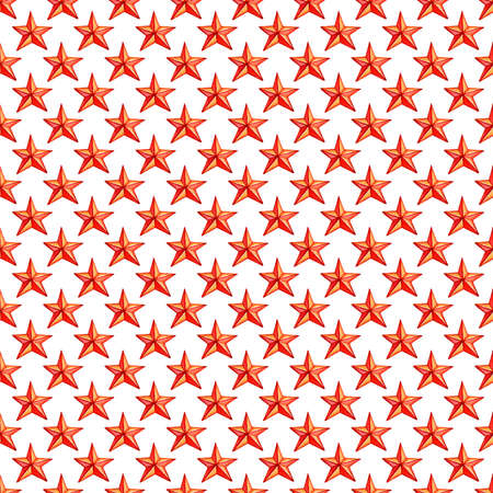Seamless pattern with red stars. Christmas Holiday Patternの写真素材