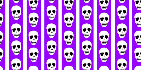 Skull pattern. Vector illustrationのイラスト素材
