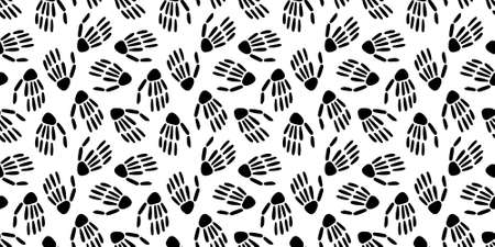 seamless pattern of Skeleton hand.Vectorのイラスト素材