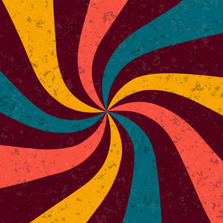 Psychedelic retro groove backgroundのイラスト素材