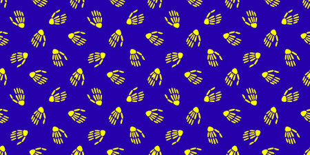 seamless pattern of Skeleton hands.Vectorのイラスト素材