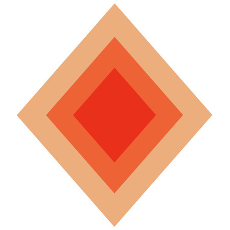 Rhombus vector illustration in retro styleのイラスト素材
