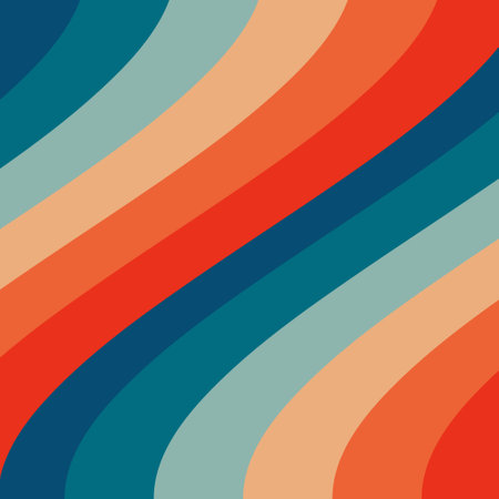 Psychedelic retro groove backgroundのイラスト素材