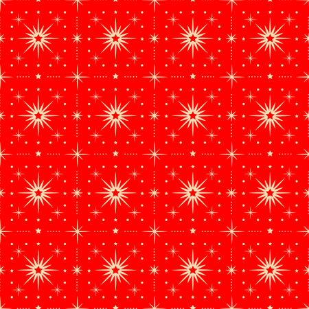 Christmas New Year seamless pattern with snowflakes.のイラスト素材