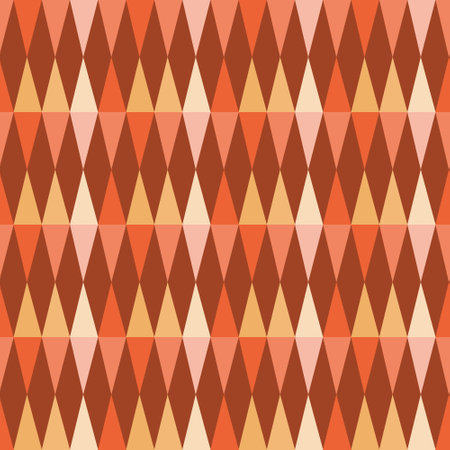 Retro mid century pattern in vintage style of the 60s and 70s