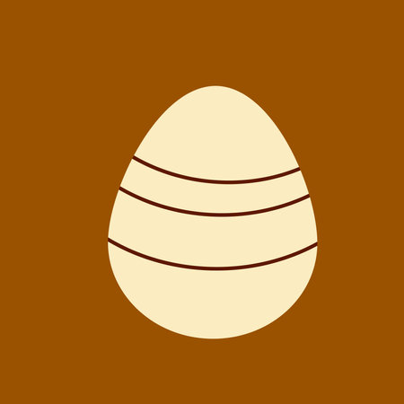 Happy Easter egg isolated illustrationのイラスト素材