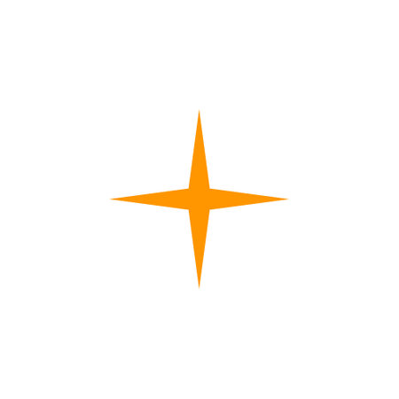 golden star astrological symbol vector illustrationのイラスト素材
