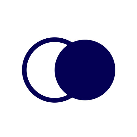 blue circle signのイラスト素材