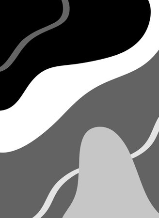 Black and white monochrome organic textureの写真素材