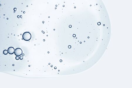 Cream gel transparent cosmetic sample texture backgroundの写真素材