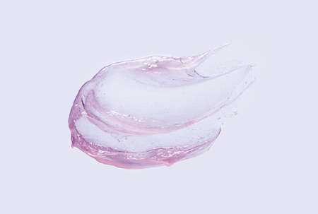 Sample swatch of cosmetic mask or cream balm textureの写真素材