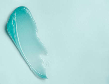 Sample swatch of cosmetic mask or cream balm textureの写真素材