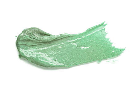 Sample swatch of cosmetic mask or cream balm textureの写真素材