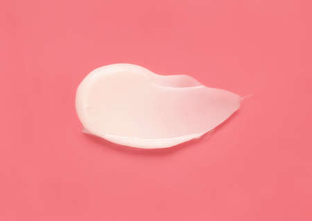 Sample swatch of cosmetic mask or cream balm texture