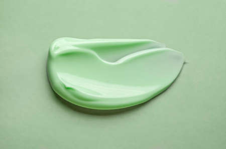 Sample swatch of cosmetic mask or cream balm textureの写真素材