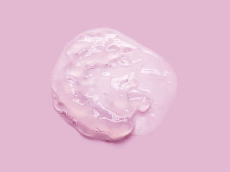 Sample swatch of cosmetic mask or cream balm textureの写真素材