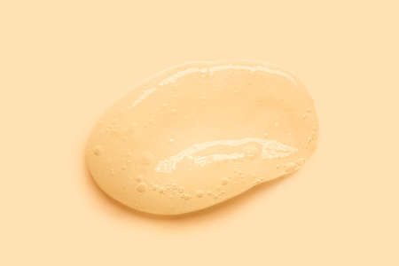 Sample swatch of cosmetic mask or cream balm textureの写真素材