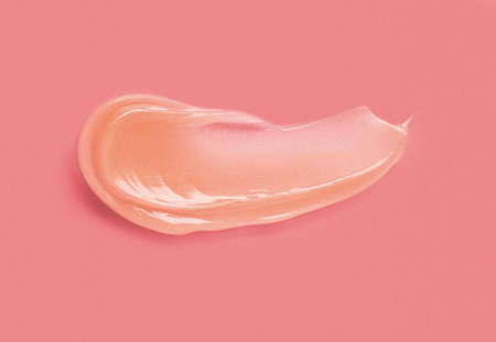 Sample swatch of cosmetic mask or cream balm texture