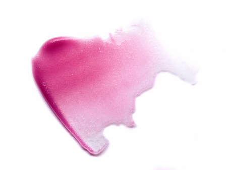 Sample swatch of cosmetic mask or cream balm textureの写真素材