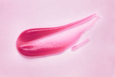 Sample swatch of cosmetic mask or cream balm textureの写真素材