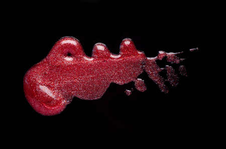 Shimmering lipgloss smudged background textureの写真素材
