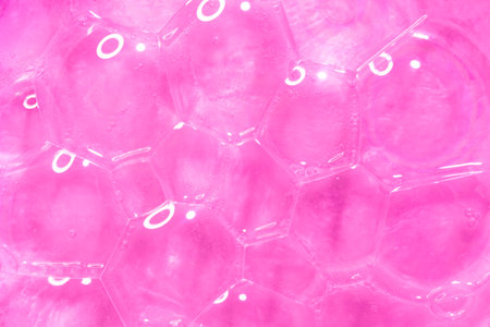 pink soap bubble texture macro close up background high quality big size printの写真素材