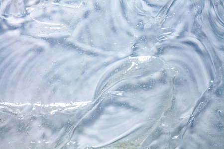 abstract background of water in the form of waves and bubbles.の写真素材