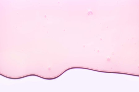 pink paint splash on white background. abstract background. art.の写真素材