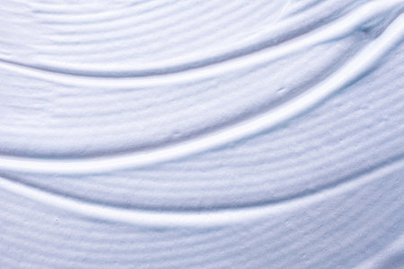 close up of a cosmetic texture on white backgrounndの写真素材