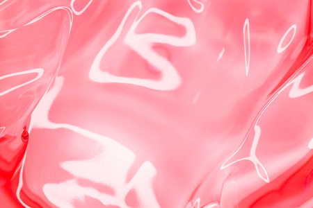 Abstract background with red liquid. 3d rendering, 3d illustration.の写真素材