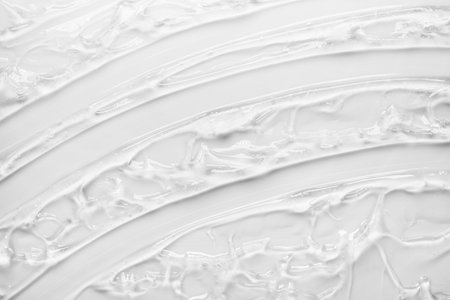 abstract white background with a pattern of lines and waves, close-upの写真素材