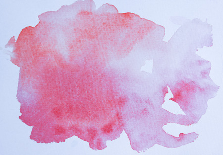 Bright watercolor drips. Abstract illustration on a white background. Banner for text, grunge element for decorationの写真素材