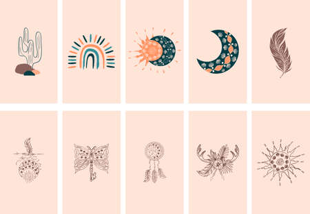 Vector background. Template, modern steampunk design. Graphic illustration. Yellow and gray abstract textured background with shapes, spot and stroke for poster, stationery, bannerのイラスト素材