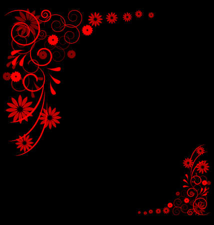 Vector floral pattern background for your designのイラスト素材