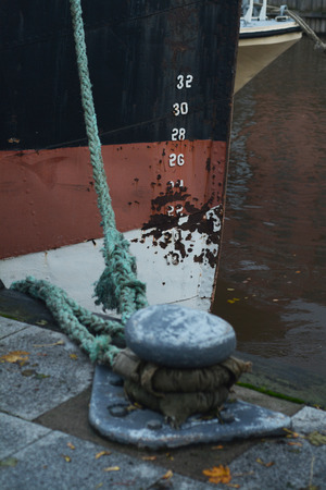 evening Klaipeda, October 2017の写真素材