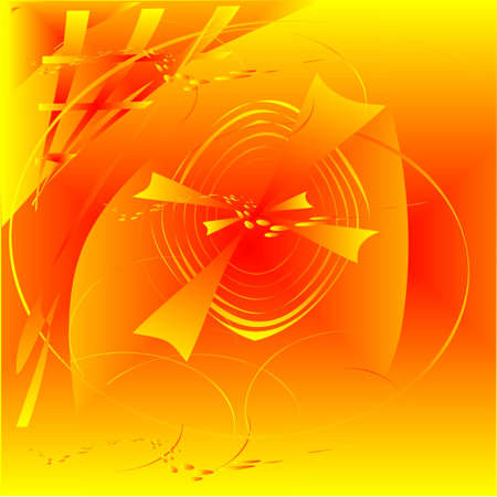 Background of fiery color, abstractionのイラスト素材