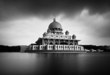Putra Mosque in Putrajaya Malaysiaのeditorial素材
