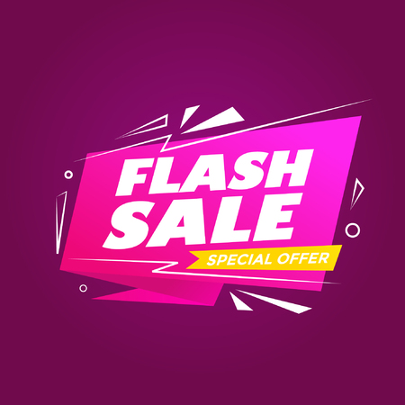 Abstract colorful flash sale modern backgroundのイラスト素材